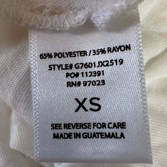 MIKEN Juniors Womens Size XS White Pineapple Print Beachwear Summer Cover-Up NWT - Picture 6 of 6